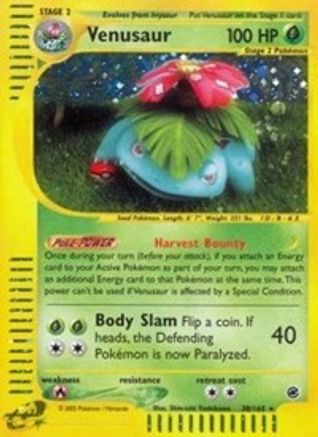 Venusaur (30) 030/165 - Holo Rare - Holofoil