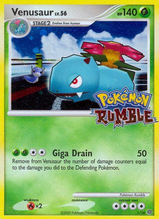 Venusaur 001/16 - Promo - Holofoil