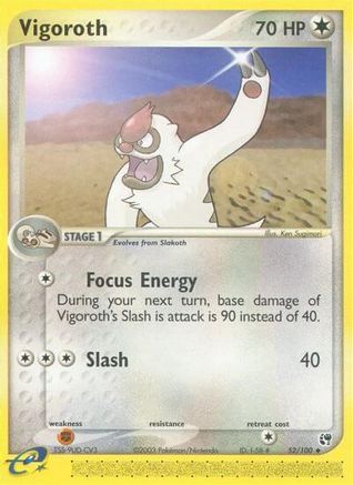 Vigoroth 052/100 - Uncommon