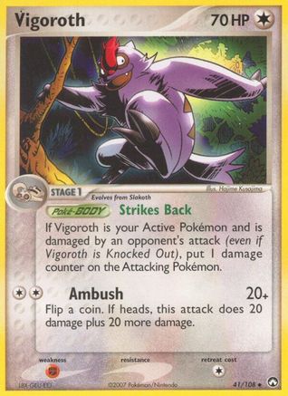 Vigoroth 041/108 - Uncommon
