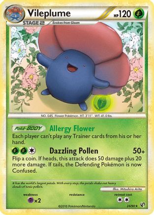 Vileplume 024/90 - Rare