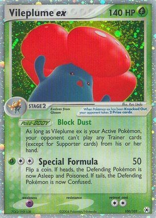 Vileplume ex 100/101 - Ultra Rare - Holofoil