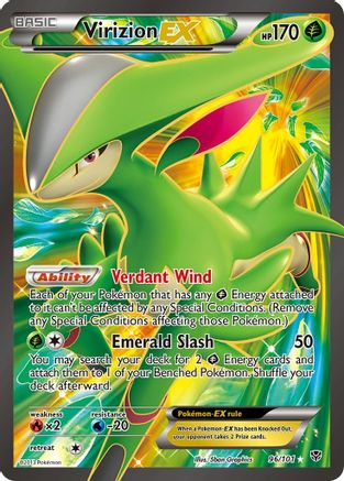 Virizion EX (Full Art) 096/101 - Ultra Rare - Holofoil