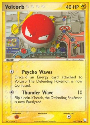 Voltorb 080/109/109 - Common - Reverse Holofoil