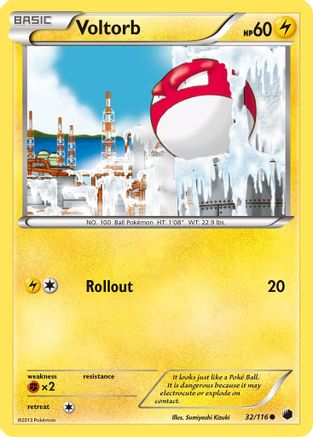 Voltorb 032/116 - Common
