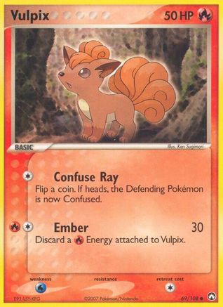 Vulpix 069/108/108 - Common - Reverse Holofoil