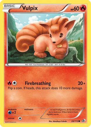Vulpix 020/113/113 - Common