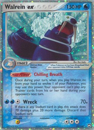 Walrein ex 099/108 - Ultra Rare - Holofoil