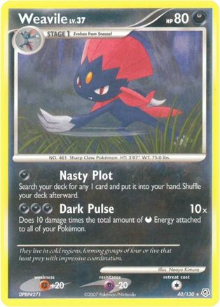 Weavile 040/130 - Rare