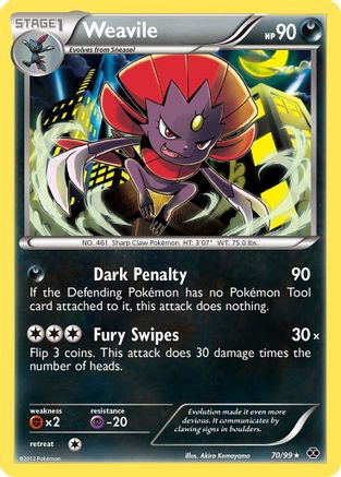 Weavile 070/99 - Rare