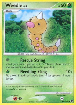 Weedle 086/111 - Common