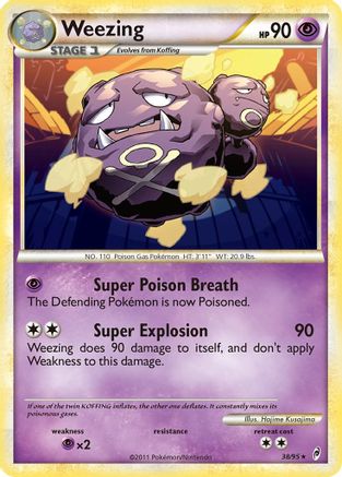 Weezing 038/95 - Rare