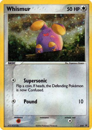 Whismur 019/40/40 - Promo - Holofoil