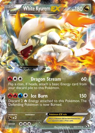 White Kyurem EX 101/113/113 - Ultra Rare - Holofoil