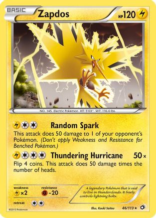 Zapdos 046/113/113 - Holo Rare - Holofoil