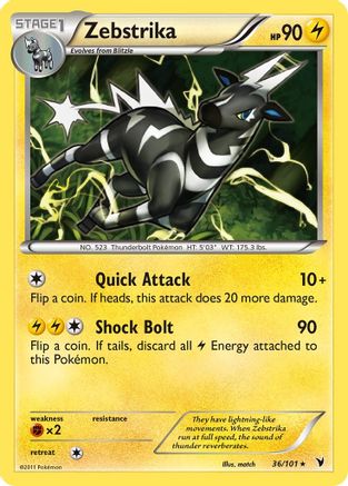 Zebstrika 036/101 - Rare