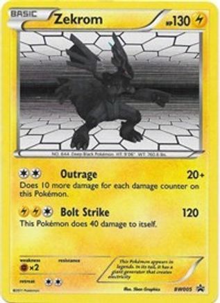 Zekrom BW005/101 - Promo - Holofoil
