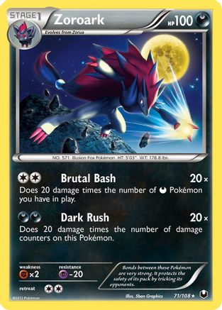 Zoroark 071/108 - Rare