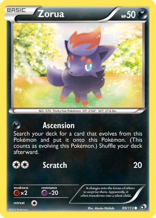 Zorua 089/113/113 - Common