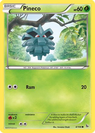 Pineco 004/106 - Common - Reverse Holofoil