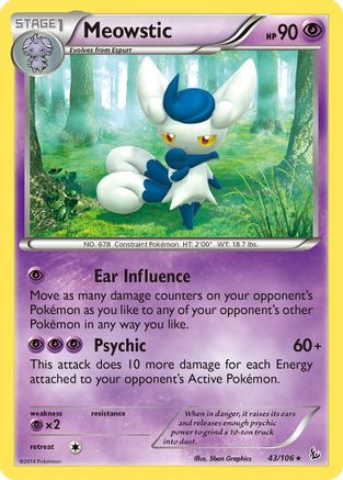 Meowstic 043/106 - Rare