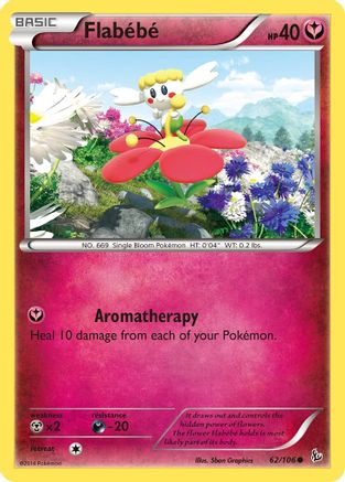 Flabebe (62) 062/106 - Common - Reverse Holofoil