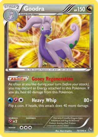 Goodra 074/106/106 - Holo Rare - Reverse Holofoil