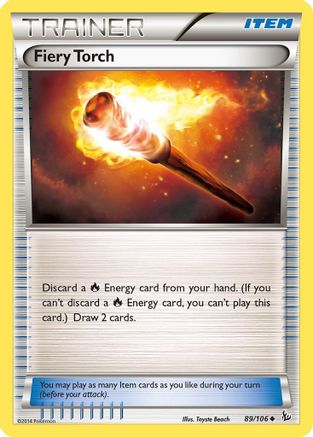 Fiery Torch 089/106/106 - Uncommon