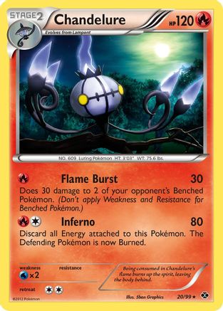 Chandelure 020/99 - Holo Rare - Holofoil