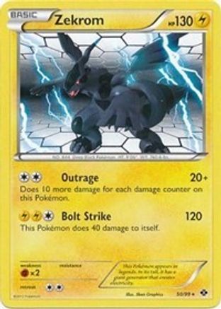 Zekrom 050/099 - Holo Rare - Holofoil