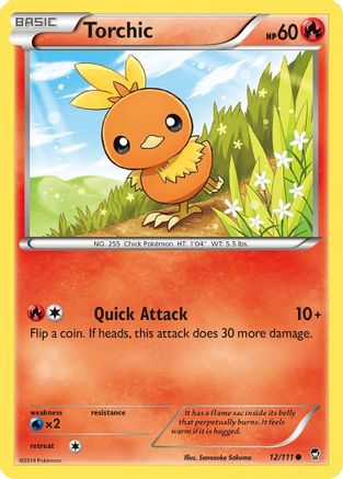 Torchic 012/111/111 - Common - Reverse Holofoil