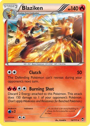Blaziken 014/111/111 - Holo Rare - Reverse Holofoil