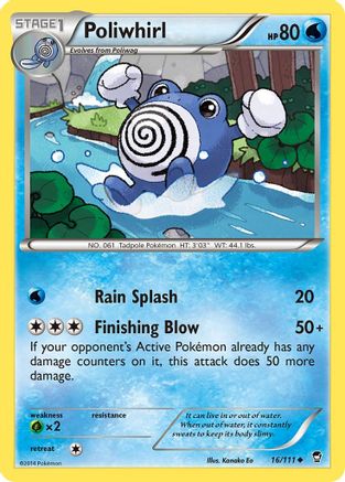 Poliwhirl 016/111/111 - Uncommon - Reverse Holofoil