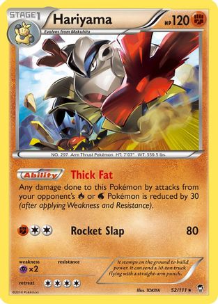 Hariyama 052/111 - Rare
