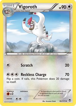 Vigoroth 082/111 - Uncommon