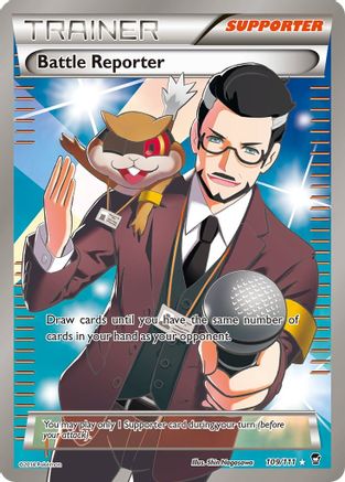 Battle Reporter (109 Full Art) 109/111 - Ultra Rare - Holofoil