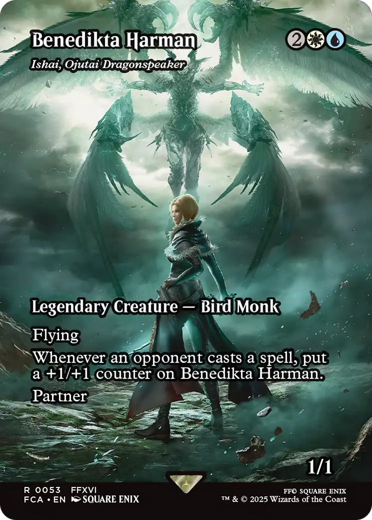 Benedikta Harman - Ishai, Ojutai Dragonspeaker (Showcase) (FCA-053) - FINAL FANTASY: Through the Ages Foil