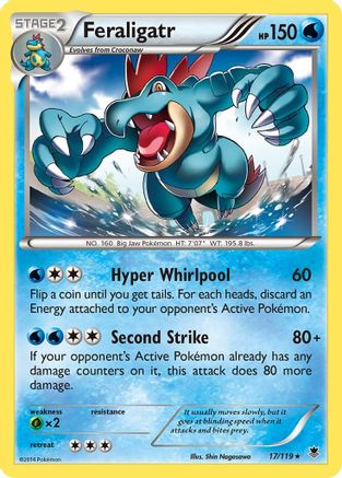 Feraligatr 017/119/119 - Holo Rare - Holofoil