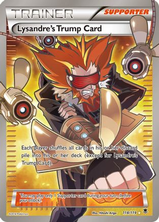 Lysandre's Trump Card (118 Full Art) 118/119/119 - Ultra Rare - Holofoil