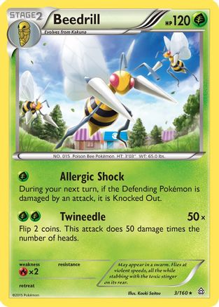 Beedrill 003/160/160 - Rare