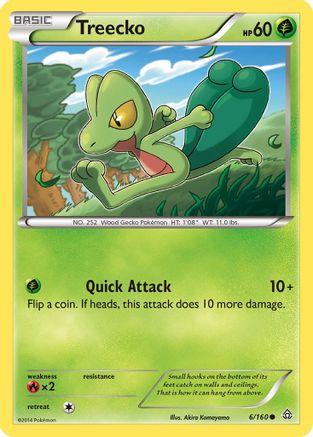 Treecko 006/160/160 - Common
