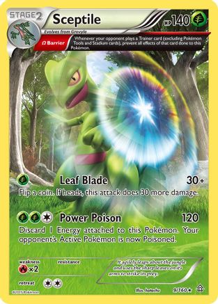 Sceptile (Omega) 009/160/160 - Holo Rare - Holofoil