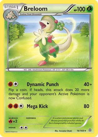 Breloom 016/160/160 - Rare