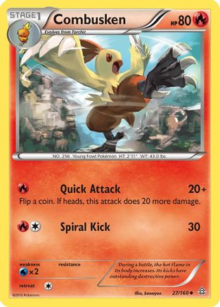 Combusken 027/160/160 - Uncommon