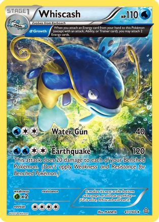 Whiscash (Alpha) 041/160/160 - Rare