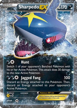 Sharpedo EX 091/160/160 - Ultra Rare - Holofoil