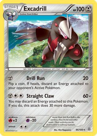 Excadrill 096/160 - Rare
