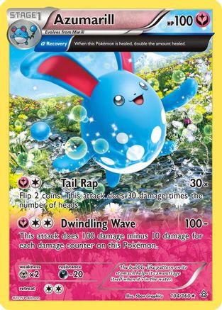 Azumarill (Alpha) 104/160/160 - Holo Rare - Holofoil
