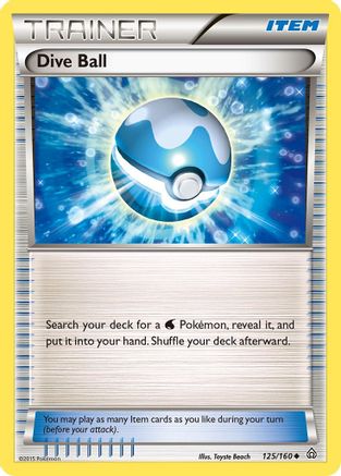 Dive Ball 125/160/160 - Uncommon