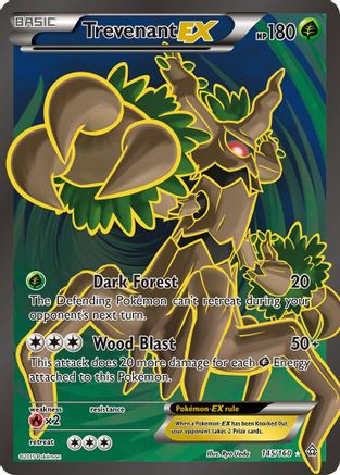 Trevenant EX (145 Full Art) 145/160 - Ultra Rare - Holofoil